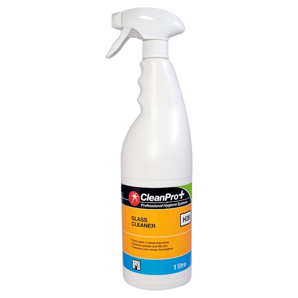 CleanPro+ Glass Cleaner H39 1 Litre Case of 1 Clean Pro+