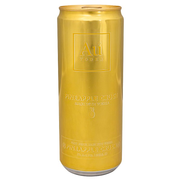 Au Vodka Pineapple Crush 330ml Case of 12