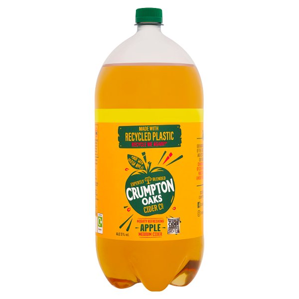 Crumpton Oaks Cider Co Apple Medium Cider 2.5 Litres Case of 4