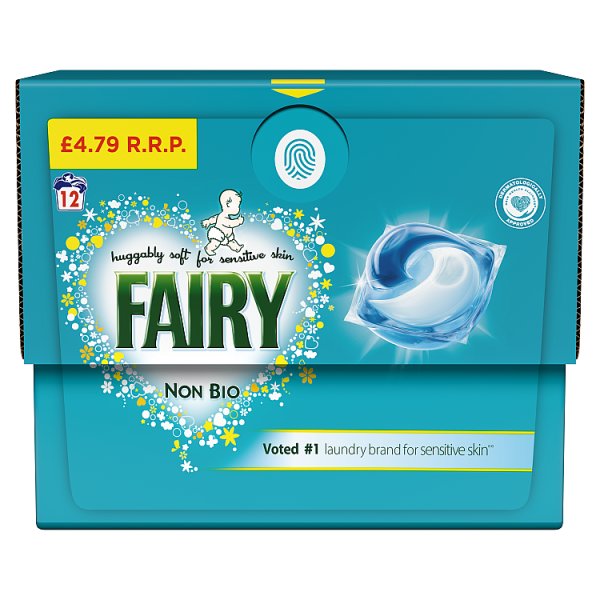 Fairy Non Bio PODS® For Sensitive Skin Case of 4 Fairy