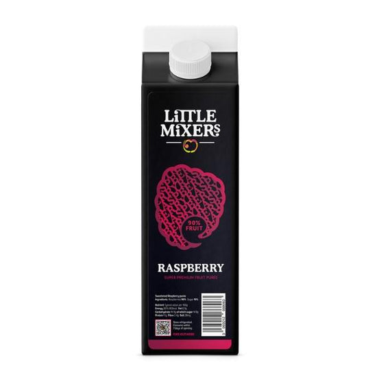 Little Mixers Super Premium Raspberry Puree 1ltr Case of 1 Little Mixers