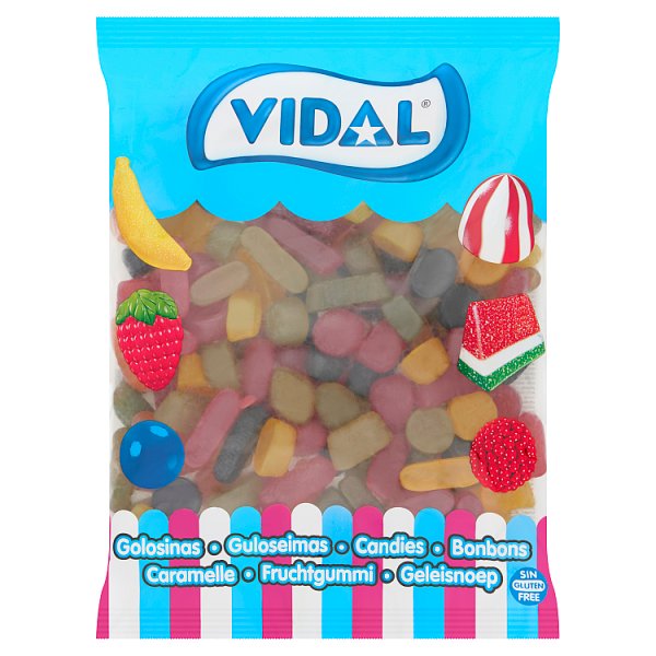 Vidal Wine Gums Candies 1kg Case of 1