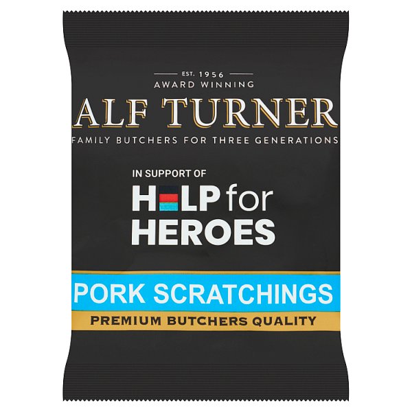 Alf Turner Pork Scratchings 70g Case of 12