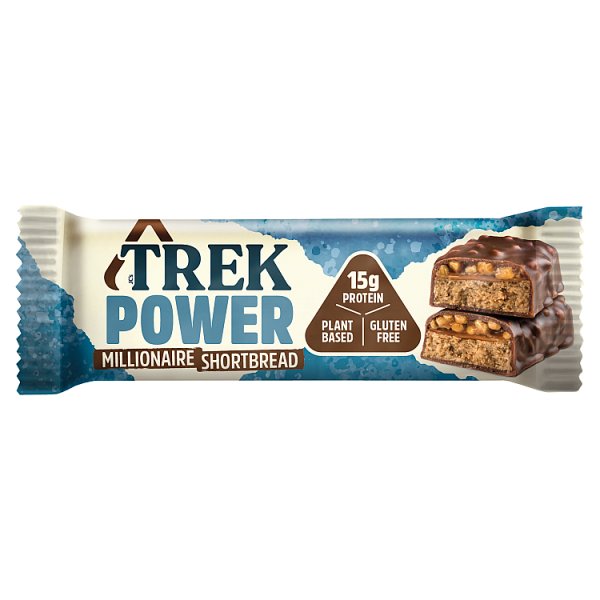 TREK Power Millionaire Shortbread Protein Bar 55g Case of 16