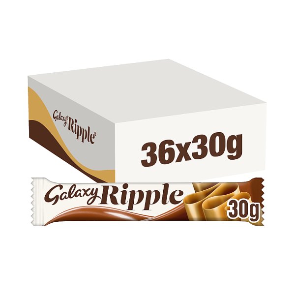 Galaxy Ripple Milk Chocolate Bar Case of 36 – British Hypermarket-uk