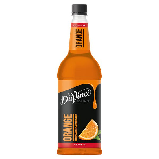 DaVinci Gourmet Classic Orang Single Batch Flavour Syrup 1L Case of 1 DaVinci