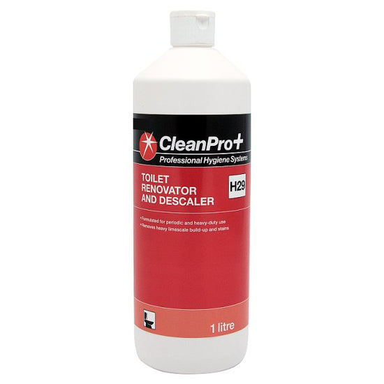 CleanPro+ Toilet Renovator and Descaler H29 1 Litre Case of 6 Clean Pro+