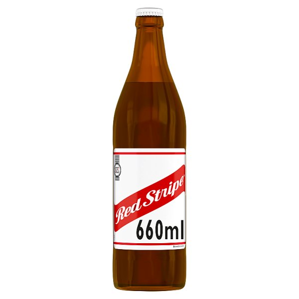 Red Stripe Jamaican Lager Beer Bottle 4.7% ABV 660ml Case of 12