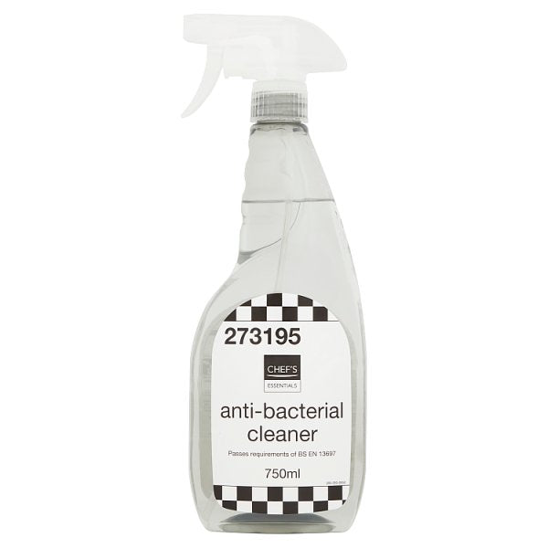 Chef's Essentials Anti-Bacterial Cleaner 750ml Case of 6 Chef's