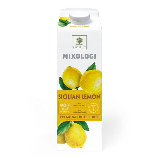 Ravifruit Mixologi Sicilian Lemon Puree 1ltr  Case of 1 Mixologi