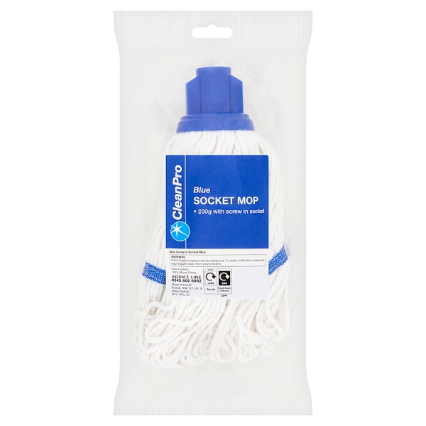 CleanPro Blue Socket Mop Case of 13 CleanPro