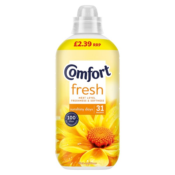 Comfort Fresh Fabric Conditioner Sunshiny Days 31 washes (930 ml) / case 0f 8 Comfort