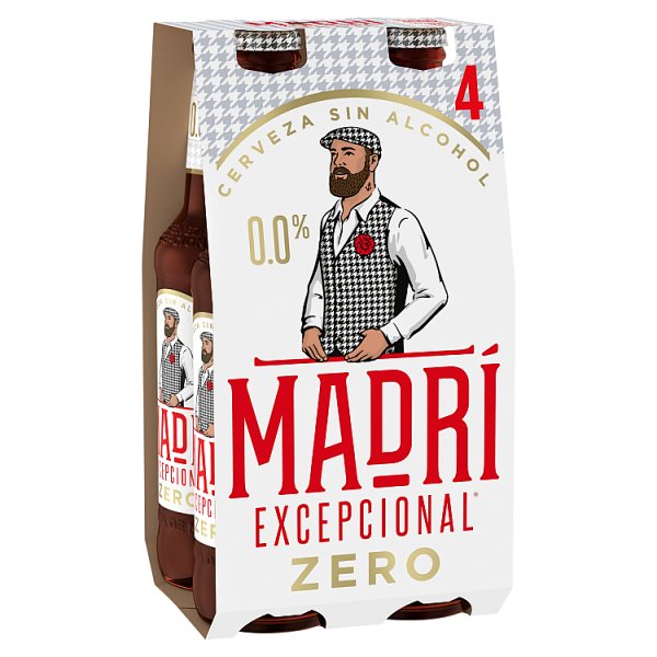 Madrí Excepcional Zero Bottle 4 x 330ml Case of 6