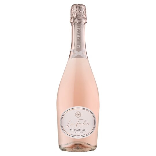 Mirabeau L'atelier La Folie Sparkling Rosé 750ml Luc Belaire