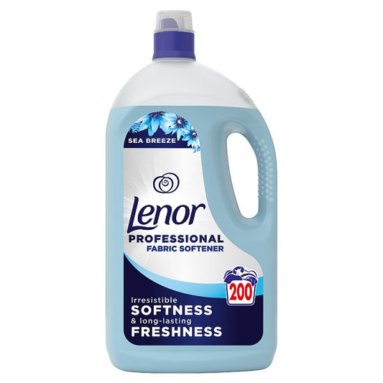 Lenor Professional Fabric Softener, Sea Breeze 4L Case of 2 Lenor