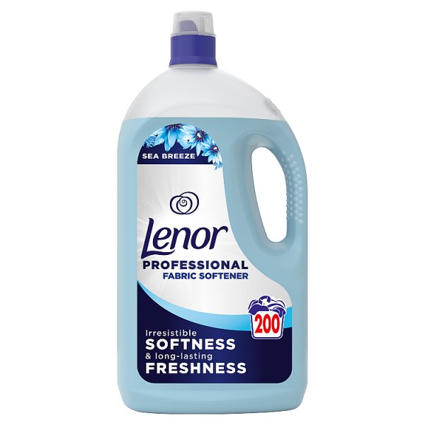 Lenor Professional Fabric Softener, Sea Breeze 4L Case of 2 Lenor