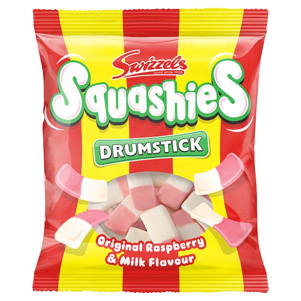 Swizzels Squashies Original Raspberry & Milk 140g
