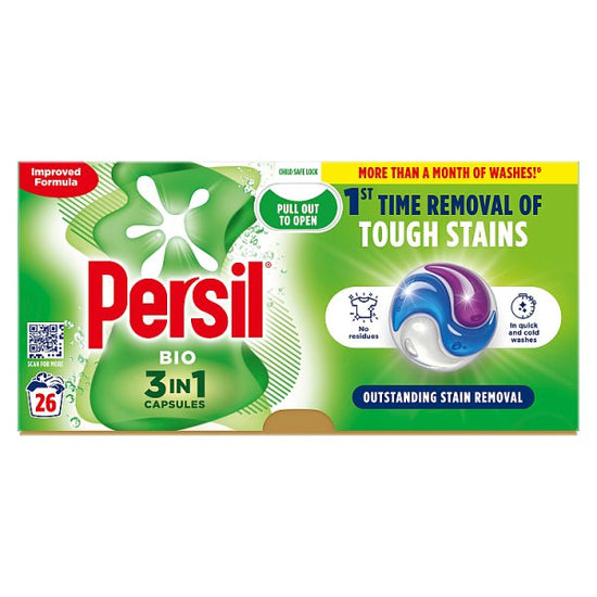 Persil 3 in 1 Washing Capsules Bio 26 washes Persil
