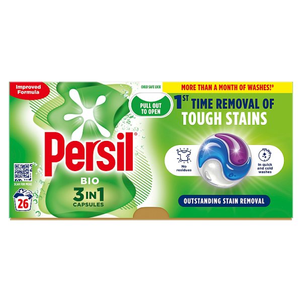 Persil 3 in 1 Washing Capsules Bio 26 washes Persil
