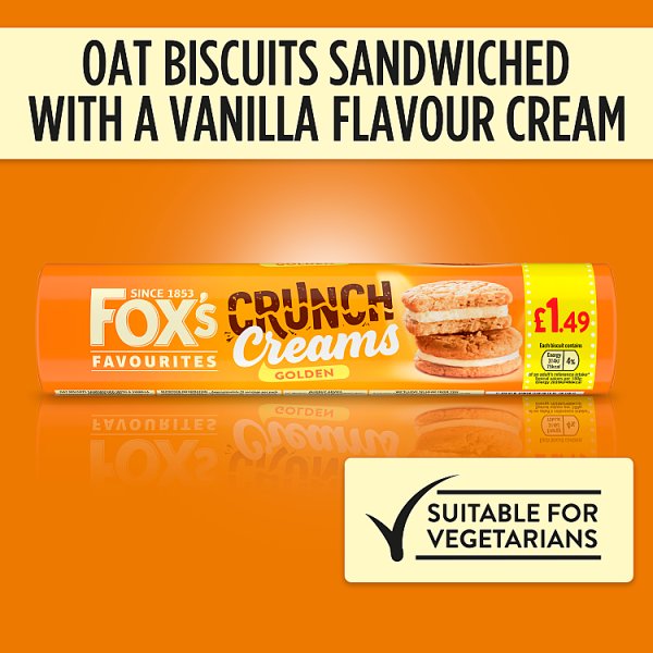 Fox's Golden Crunch Creams 200g [PM £1.49 Extra Fill Pack](Case of 16)