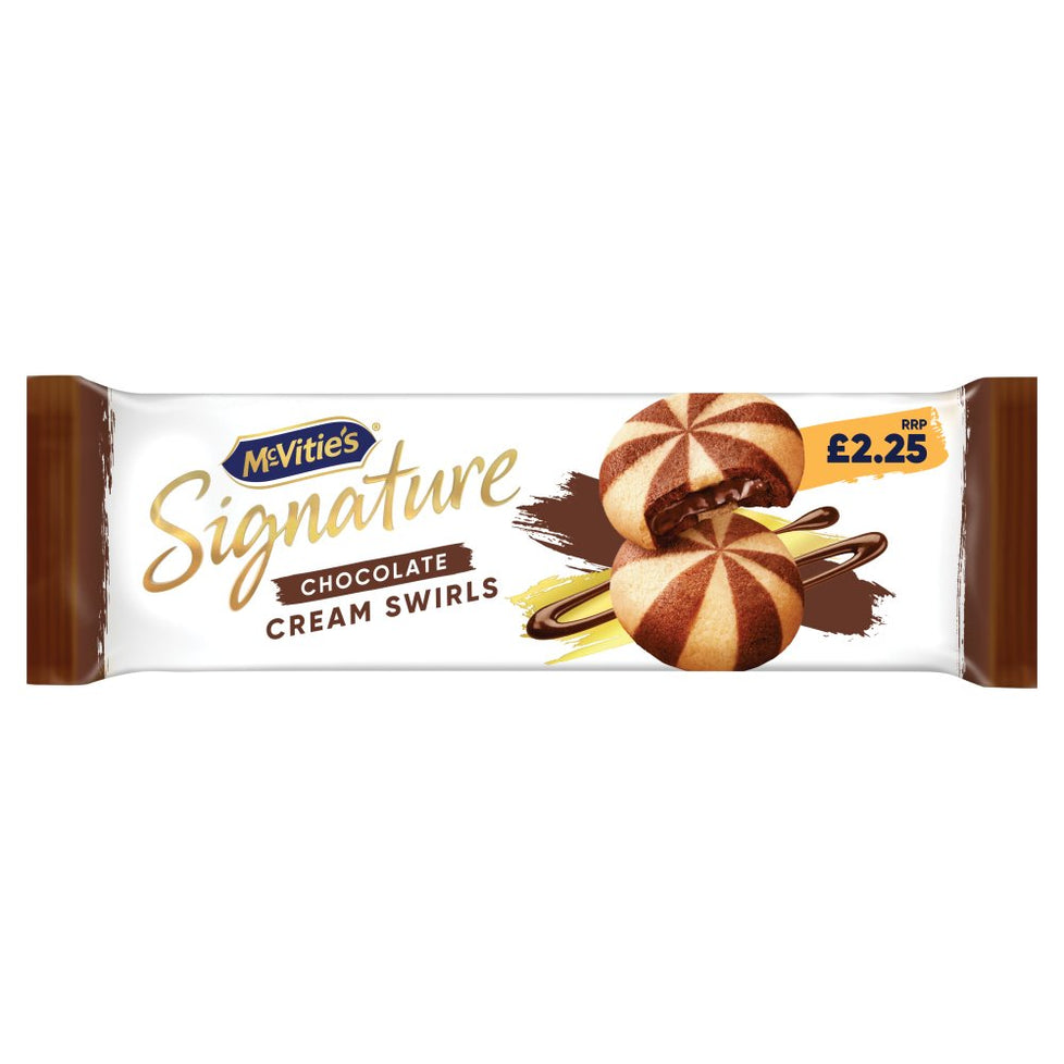 McVitie's Signature Chocolate Cream Swirls 142g x 15 PMP £2.25