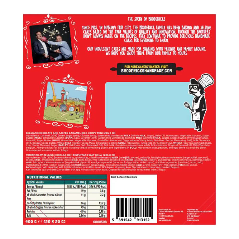 Broderick Brothers Salted Caramel Crispy Chunks, 400g