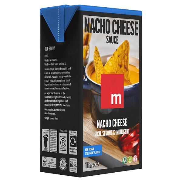 Macphie Nacho Cheese Sauce 1Litre,