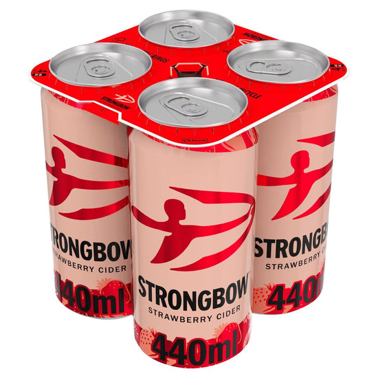 Strongbow Pear Cider, 4 X 440ml Cans
