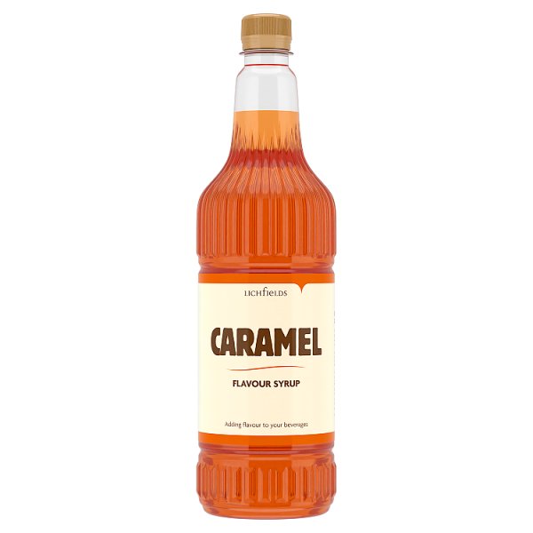 Lichfields Caramel Flavour Syrup 1 Litre x 6