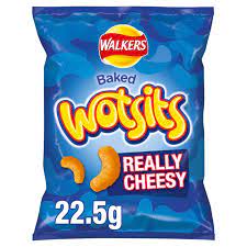 Walkers Wotsits Really Cheesy Snacks Crisps 22.5g Wotsits