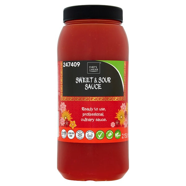 Chef's Larder Sweet & Sour Sauce 2.15L, Case of 4 Chef's Larder