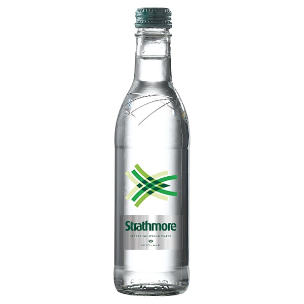 Strathmore Sparkling Spring Water 330ml Glass Bottle, Case of 24 Strathmore