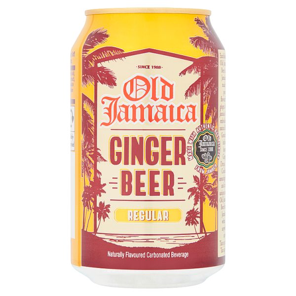 Old Jamaica Ginger Beer Regular 330ml, Case of 24 British Hypermarket-uk Old Jamaica