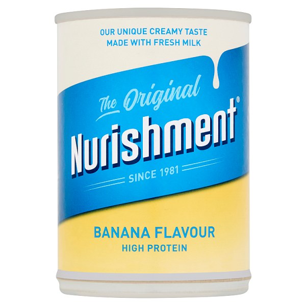 Nurishment Original Banana Flavour 400g, Case of 12 Nurishment