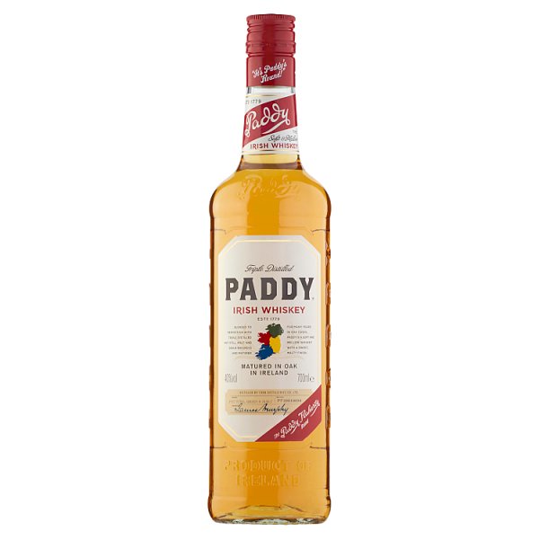 Paddy Triple Distilled Irish Whiskey 70cl, Case of 6 Paddy