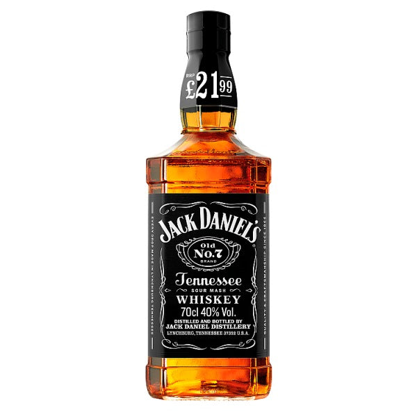 Jack Daniel's Old No. 7 Tennessee Whiskey 70 cL, [PM £21.99 ] Jack Daniel's