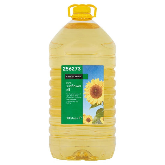 Chef's Larder Pure Sunflower Oil 10 Litres, Case of 2 Chef's Larder