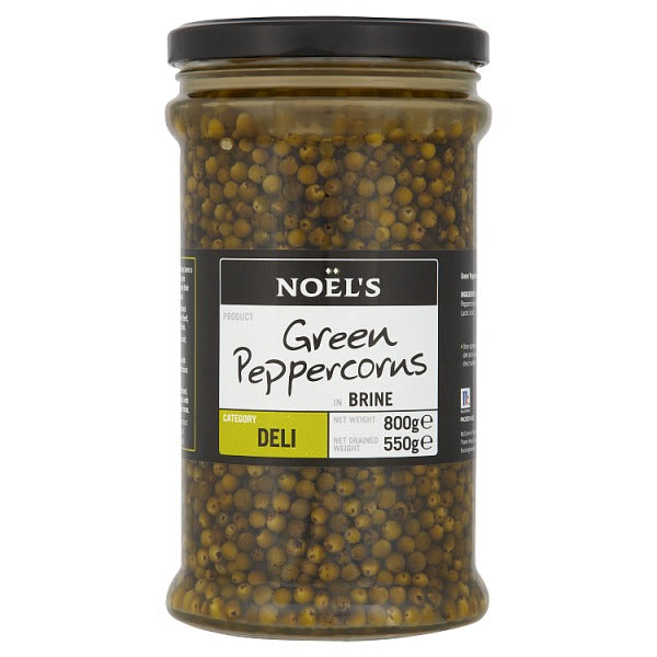 Noel's Green Peppercorns in Brine 800g, Case of 6 Noel's