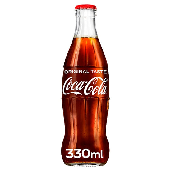 Coca-Cola Original Taste Glass Bottles 330ml, Case of 24 (Save £2.50) (Offer until 10/09/2024) Coca-Cola