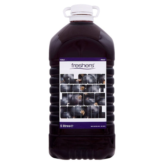 Freshers Blackcurrant Juice Cordial 5 Litres, Case of 2 Freshers