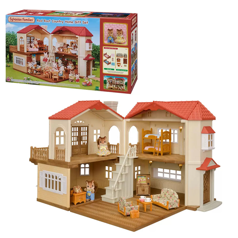 Sylvanian Families Red Roof Country Home Gift Set (3+ Years) Sylvanian Families