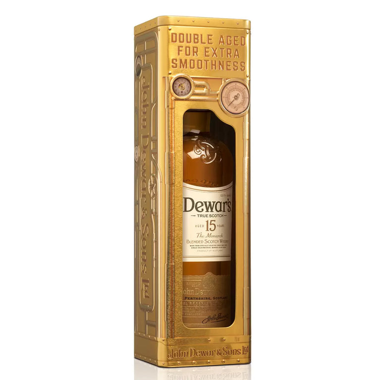 Dewar's 15 Year Old Clock Tin Scotch Whisky, 70cl Dewar's