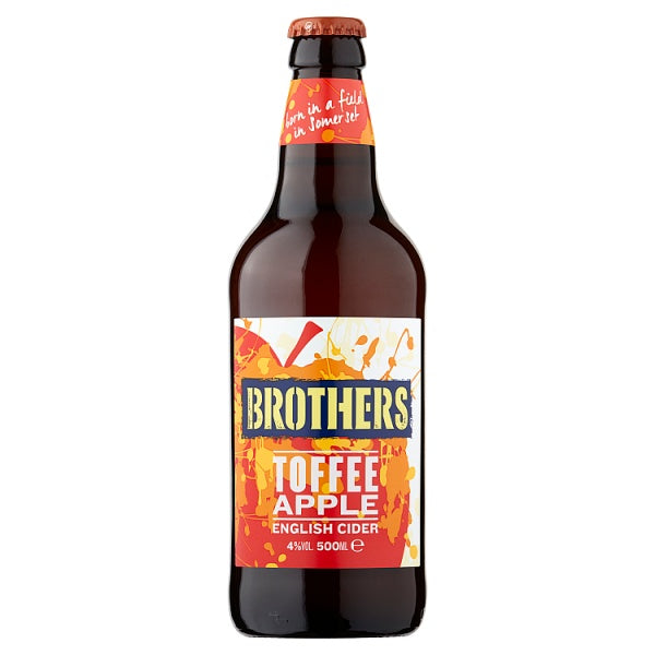 Brothers Toffee Apple English Cider 500ml, Case of 8 Brothers