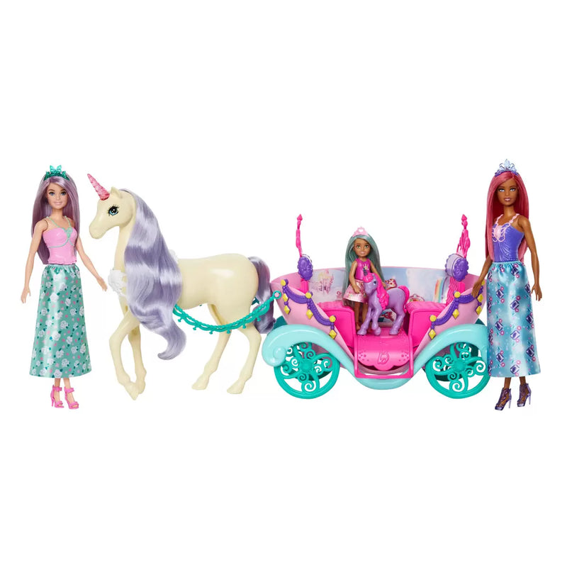 Barbie Dreamtopia Carriage & Unicorn Set (3+ Years) Barbie