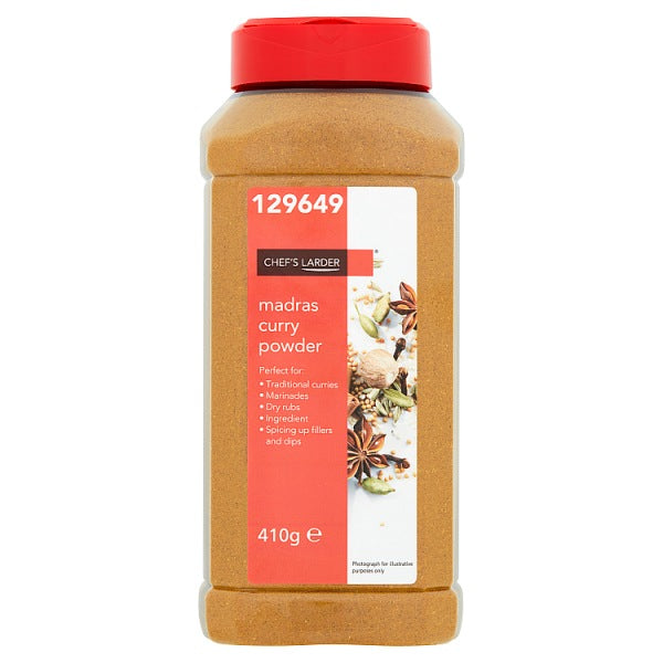 Chef's Larder Madras Curry Powder 410g, Case of 6 Chef's Larder