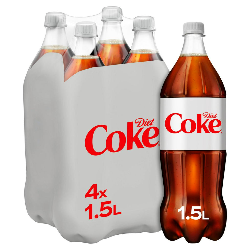 Diet Coke 4 x 1.5L Diet Coke