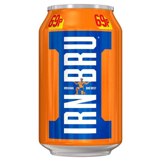 IRN-BRU 330ml [PM 69p ], Case of 24 Irn-Bru