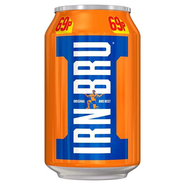 IRN-BRU 330ml [PM 69p ], Case of 24 Irn-Bru