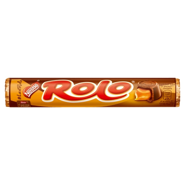 Rolo Milk Chocolate & Caramel Tube 52g, Case of 36 British Hypermarket-uk Rolo