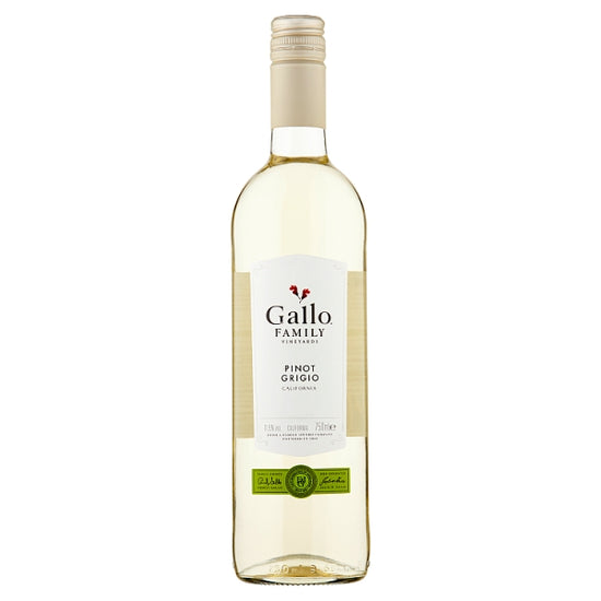 Gallo Family Vineyards Pinot Grigio White Wine 750ml, Case of 6 Gallo